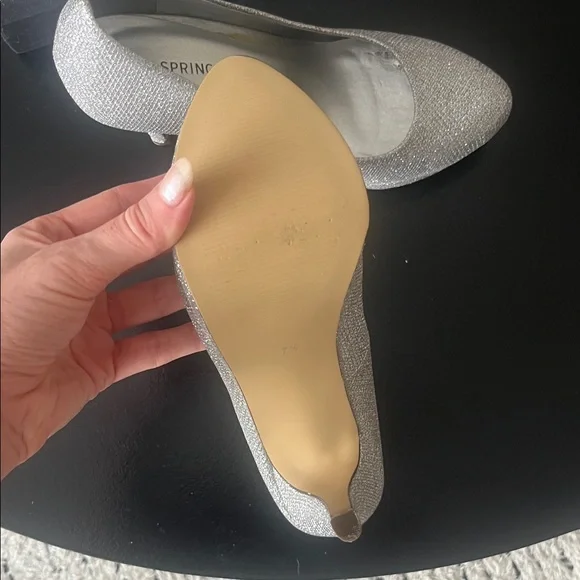 Call It Spring Silver Heels - Picture 3 of 3